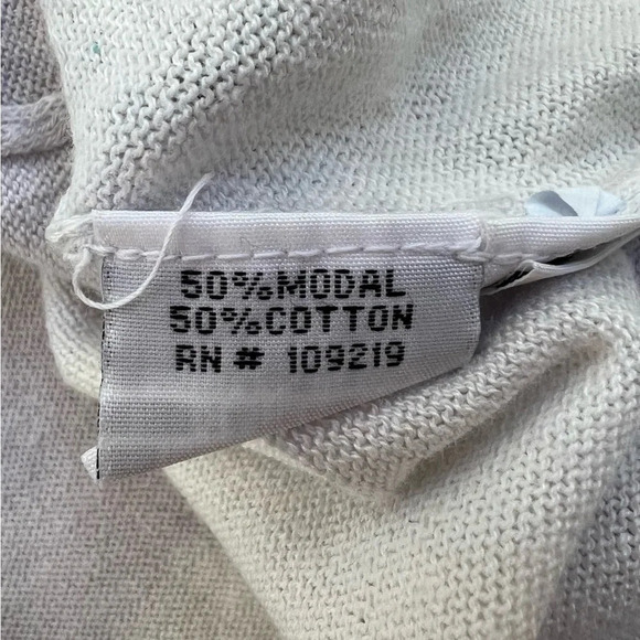 MA+CH Marika Charles Striped Lightweight Sweater Shirt Size 2 Medium - Picture 8 of 8